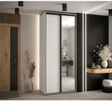 Skriňa s posuvnými dverami so zrkadlom vysoká Davos 3 110 hĺbka 45 cm