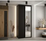 Skriňa s posuvnými dverami so zrkadlom vysoká Davos 3 110 hĺbka 45 cm