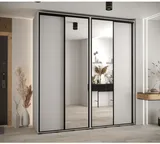 Skriňa s posuvnými dverami so zrkadlom vysoká Davos 3 220 hĺbka 60 cm