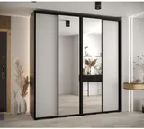 Skriňa s posuvnými dverami so zrkadlom vysoká Davos 3 220 hĺbka 60 cm