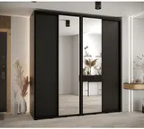Skriňa s posuvnými dverami so zrkadlom vysoká Davos 3 220 hĺbka 60 cm