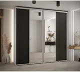Skriňa s posuvnými dverami so zrkadlom vysoká Davos 3 250 hĺbka 45 cm