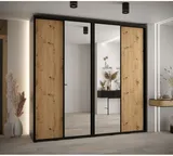 Skriňa s posuvnými dverami so zrkadlom vysoká Davos 3 250 hĺbka 45 cm