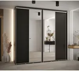 Skriňa s posuvnými dverami so zrkadlom vysoká Davos 3 250 hĺbka 45 cm