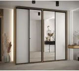 Skriňa s posuvnými dverami so zrkadlom vysoká Davos 3 250 hĺbka 45 cm
