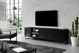 TV stolík Asha 200 s výklenkom na kovovom ráme