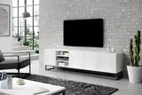 TV stolík Asha 200 s výklenkom na kovovom ráme
