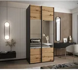 Skriňa s posuvnými dverami so zrkadlom Lux 4 120