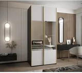 Skriňa s posuvnými dverami so zrkadlom Lux 4 120