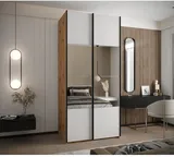 Skriňa s posuvnými dverami so zrkadlom Lux 4 120