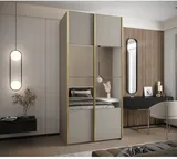 Skriňa s posuvnými dverami so zrkadlom Lux 4 120