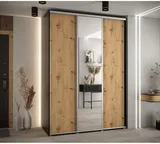 Skriňa s posuvnými dverami so zrkadlom vysoká Davos 3 170 hĺbka 60 cm