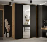Skriňa s posuvnými dverami so zrkadlom vysoká Davos 3 170 hĺbka 60 cm