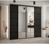 Skriňa s posuvnými dverami so zrkadlom Davos 5 250 45 cm hĺbky