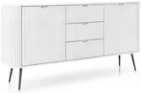 Komoda Zova čierny stelaž