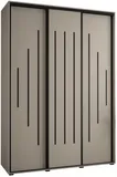 Posuvná skriňa vysoká Dakota 12 180 hĺbka 60 cm výška 235,2 cm
