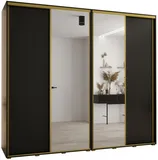 Skriňa s posuvnými dverami so zrkadlom vysoká Davos 3 270 hĺbka 60 cm