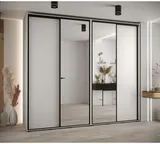 Skriňa s posuvnými dverami so zrkadlom vysoká Davos 3 270 hĺbka 60 cm