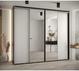 Skriňa s posuvnými dverami so zrkadlom vysoká Davos 3 270 hĺbka 60 cm