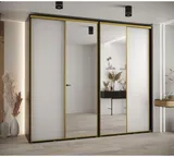 Skriňa s posuvnými dverami so zrkadlom vysoká Davos 3 270 hĺbka 60 cm