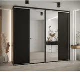 Skriňa s posuvnými dverami so zrkadlom vysoká Davos 3 270 hĺbka 60 cm