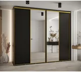 Skriňa s posuvnými dverami so zrkadlom vysoká Davos 3 270 hĺbka 60 cm