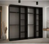 Skriňa s posuvnými dverami so zrkadlom vysoká Davos 3 270 hĺbka 60 cm