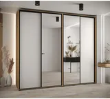 Skriňa s posuvnými dverami so zrkadlom vysoká Davos 3 270 hĺbka 60 cm