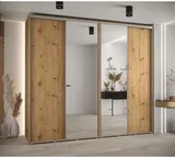 Skriňa s posuvnými dverami so zrkadlom vysoká Davos 3 270 hĺbka 60 cm