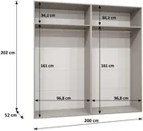 Skriňa Bari 1 200 cm