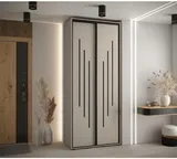 Posuvná skriňa vysoká Dakota 8 120 hĺbka 45 cm výška 235,2 cm