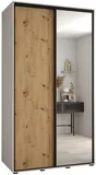 Posuvná skriňa so zrkadlom vysoká Davos 3 140 hĺbka 60 cm