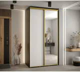 Posuvná skriňa so zrkadlom vysoká Davos 3 140 hĺbka 60 cm