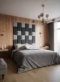Čalúnená panelová zostava Quadratta 180x180 cm