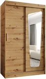 Skriňa s posuvnými dverami so zrkadlom Moka 120 cm