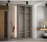 Skriňa s posuvnými dverami so zrkadlom Dakota 13 100 cm 45 cm hĺbky