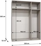 Skriňa Bari 2 150 cm