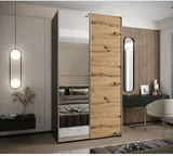 Skriňa s posuvnými dverami so zrkadlom Lux 3 140