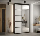 Skriňa s posuvnými dverami so zrkadlom Davos 5 130 cm 45 cm hĺbky