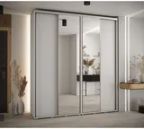 Skriňa s posuvnými dverami so zrkadlom vysoká Davos 3 210 hĺbka 45 cm