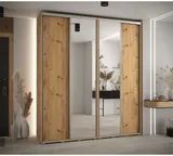 Skriňa s posuvnými dverami so zrkadlom vysoká Davos 3 210 hĺbka 45 cm