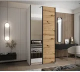 Skriňa s posuvnými dverami so zrkadlom Lux 3 110