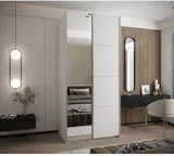 Skriňa s posuvnými dverami so zrkadlom Lux 3 110