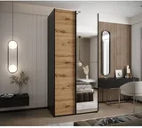 Skriňa s posuvnými dverami so zrkadlom Lux 3 110