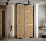 Skriňa s posuvnými dverami Davos 4 130 60 cm hĺbky