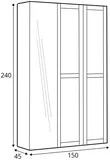 Skriňa Flex 150 cm