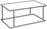 Stolík 100x60 Walt Solid Wood