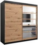Skriňa s posuvnými dverami so zrkadlom Roma 1 200