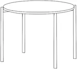 Okrúhly stolík Sonatia 60 cm