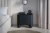 Súprava nočných stolíkov Vesper s guľatými nožičkami 2 ks.